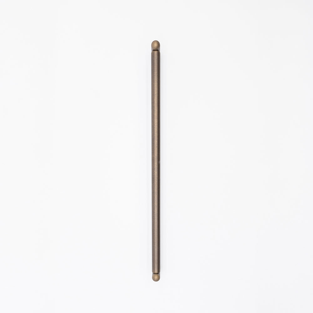 18 inch antique english knurled appliance pull.