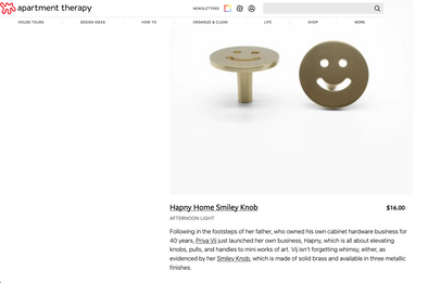 Apartment Therapy Cabinet Hardware - Hapny Home