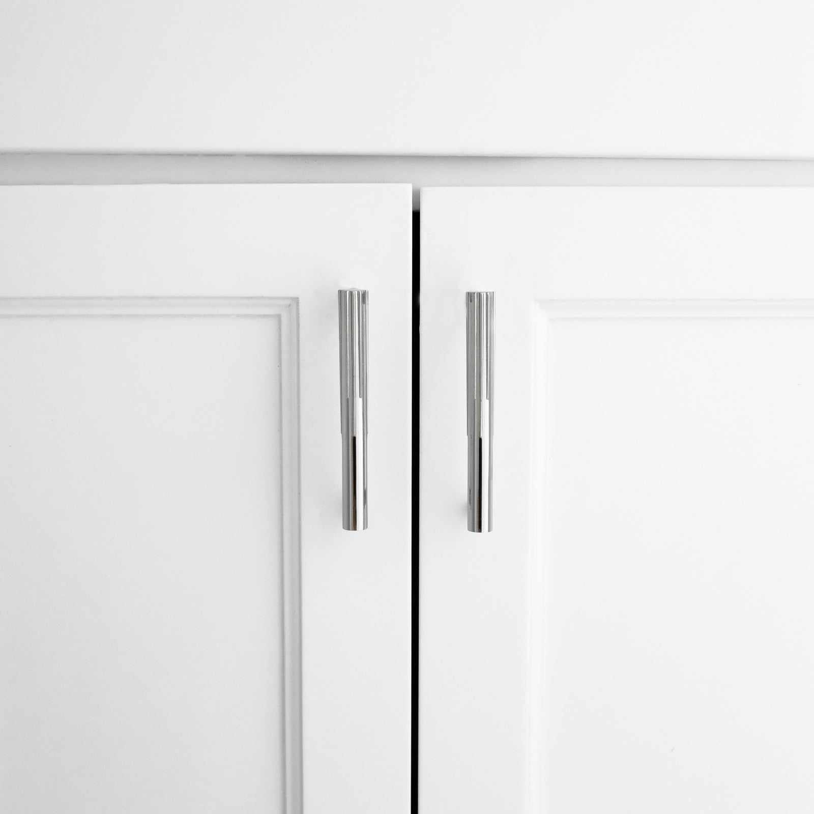 Modern Cabinet Pulls Made of Silver