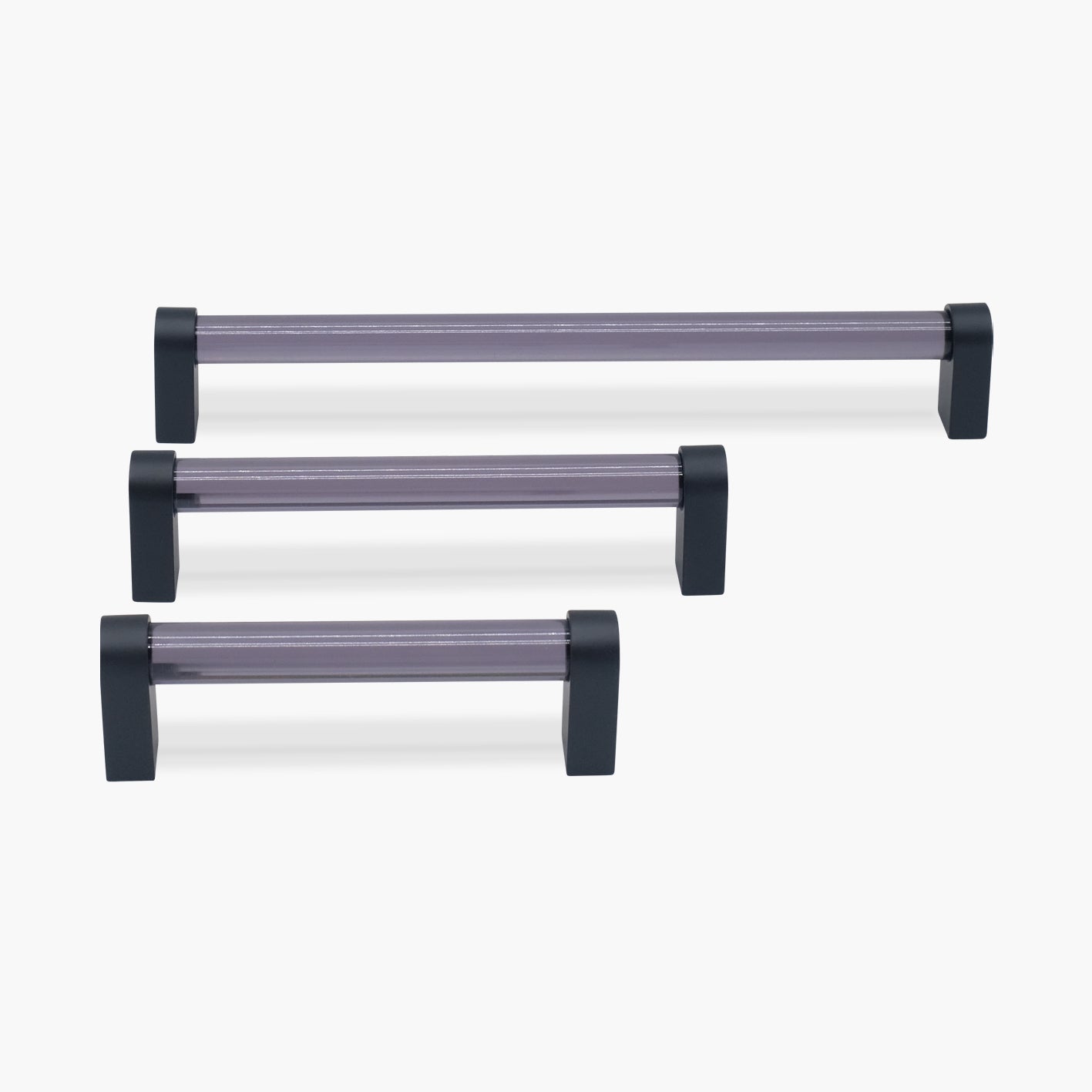 Dark Acrylic Cabinet Handles