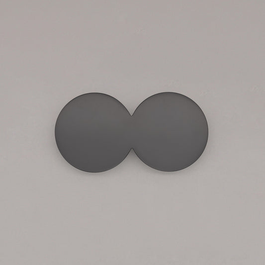 Unlacquered Polished Brass Cabinet Pull Statement Circular Shaped.