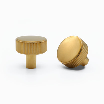Ribbed Cabinet Knob