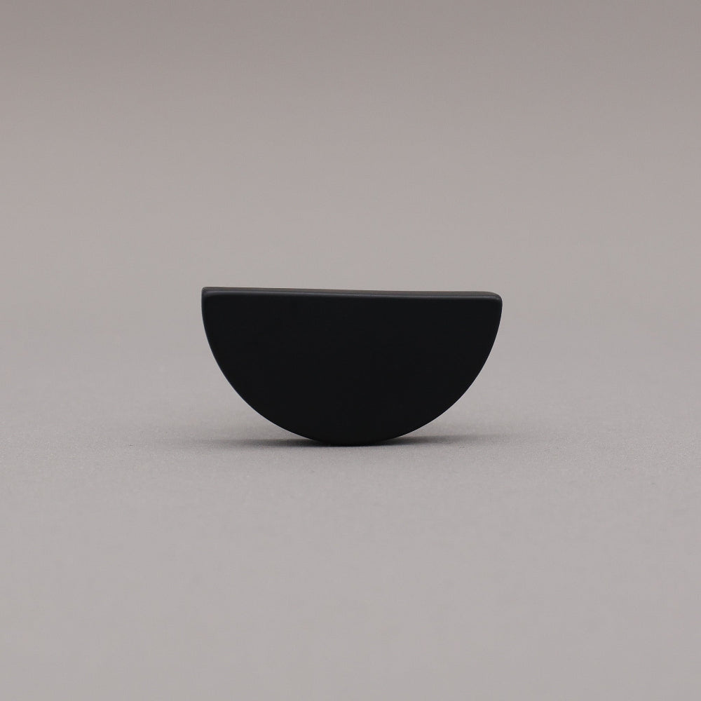 Half Moon Cabinet Knob - Half Semi Circle for Kitchens and Baths
