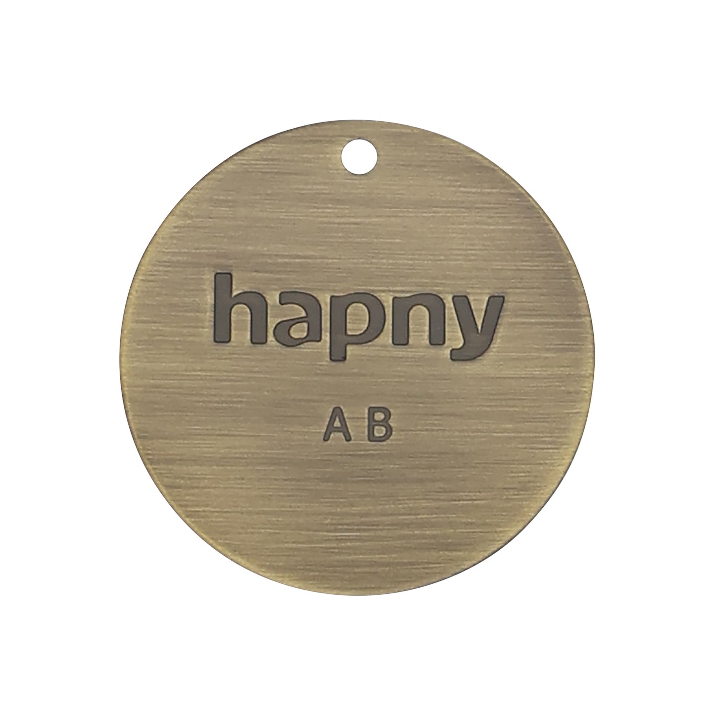 Aged Brass Sample Chip