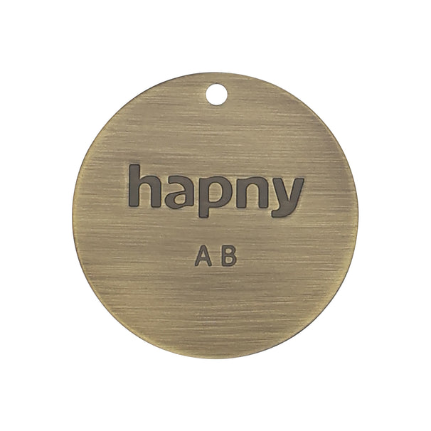 Aged Brass Sample Chip