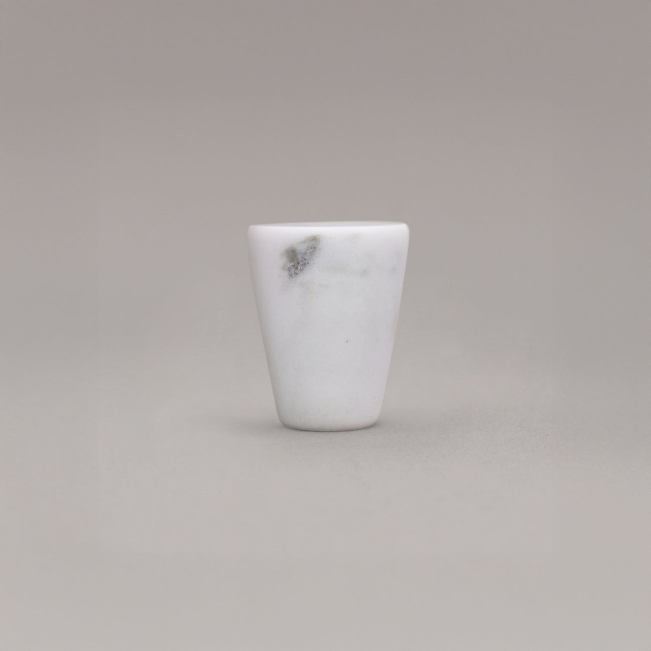 Small White Marble Knob.