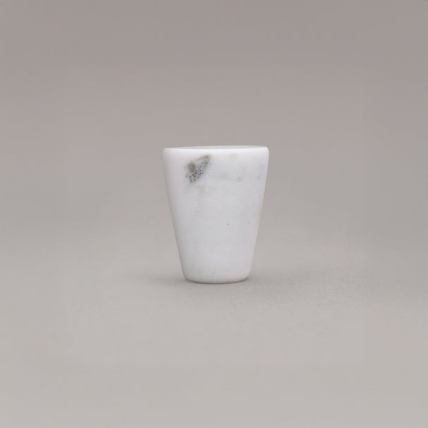 Small White Marble Knob.