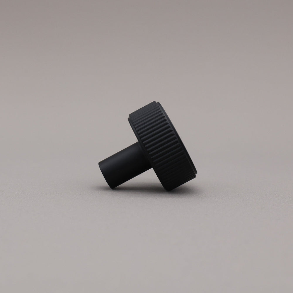 Control Ribbed Knobs Ribbed Cabinet Knob - Fluted Hardware Made with 100% Solid Brass
