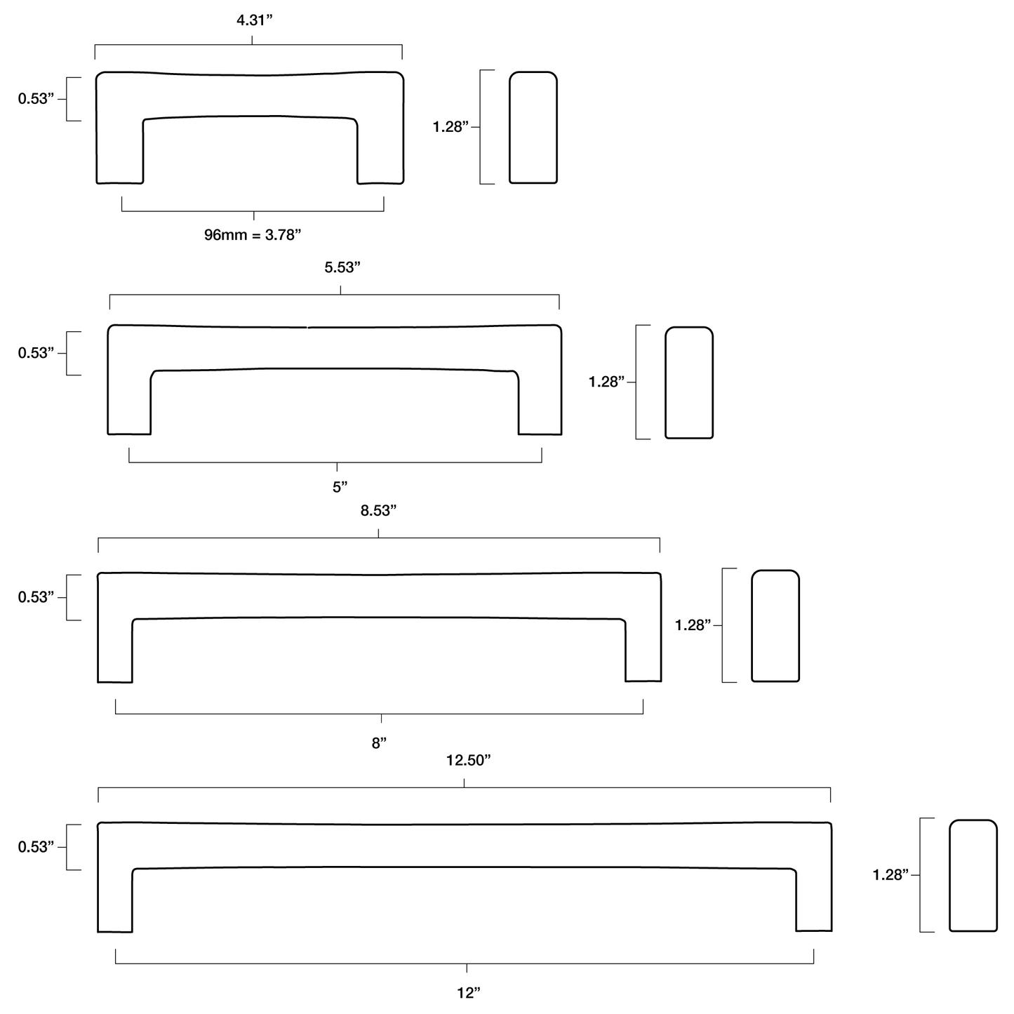 Specification Drawing for Twist Handle