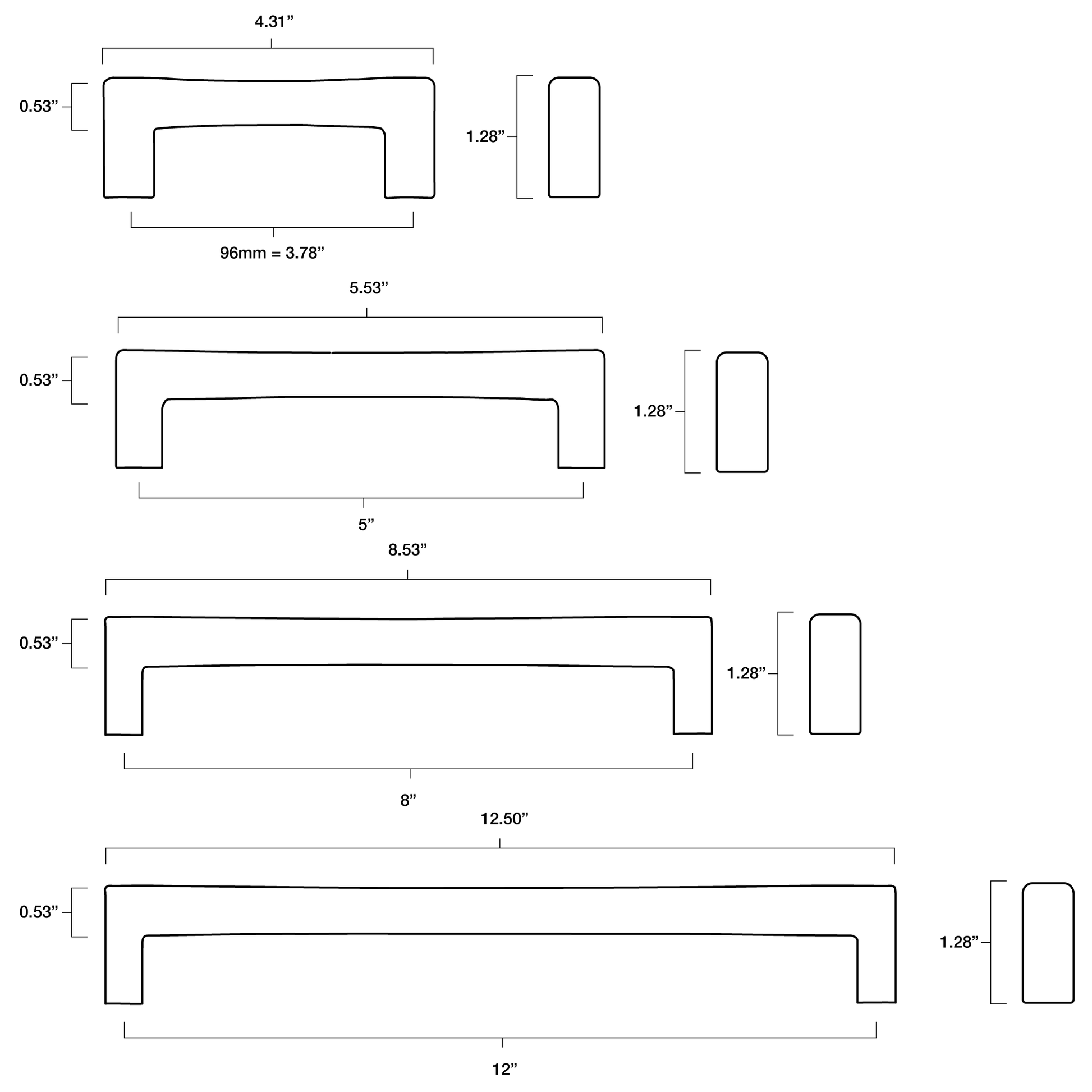 Specification Drawing for Twist Handle