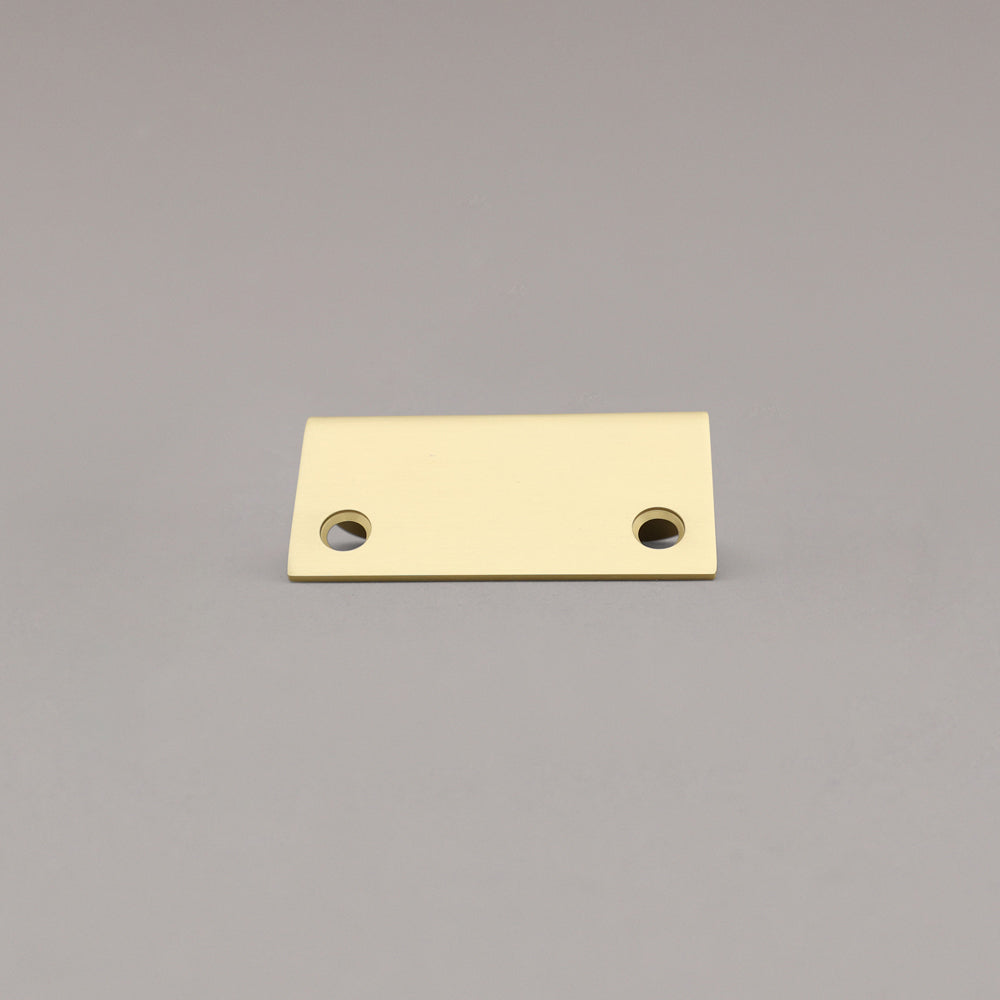 Satin Brass Edge Pull Back.